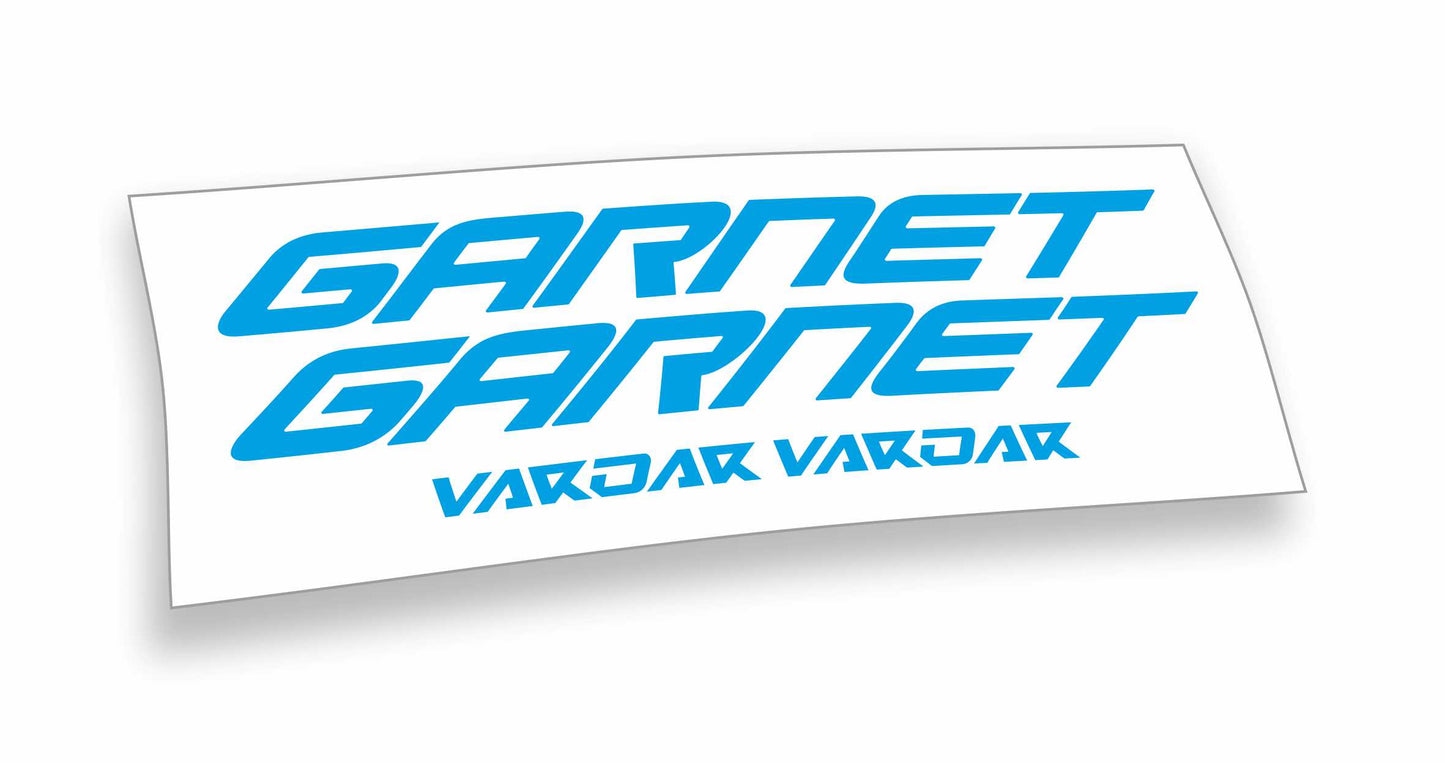 Garnet Vardar Kit adesivi bicicletta colore personalizzato