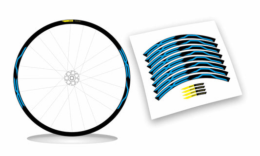 kit adesivi cerchi bici mtb mavic XA ELITE colore personalizzato antigraffio