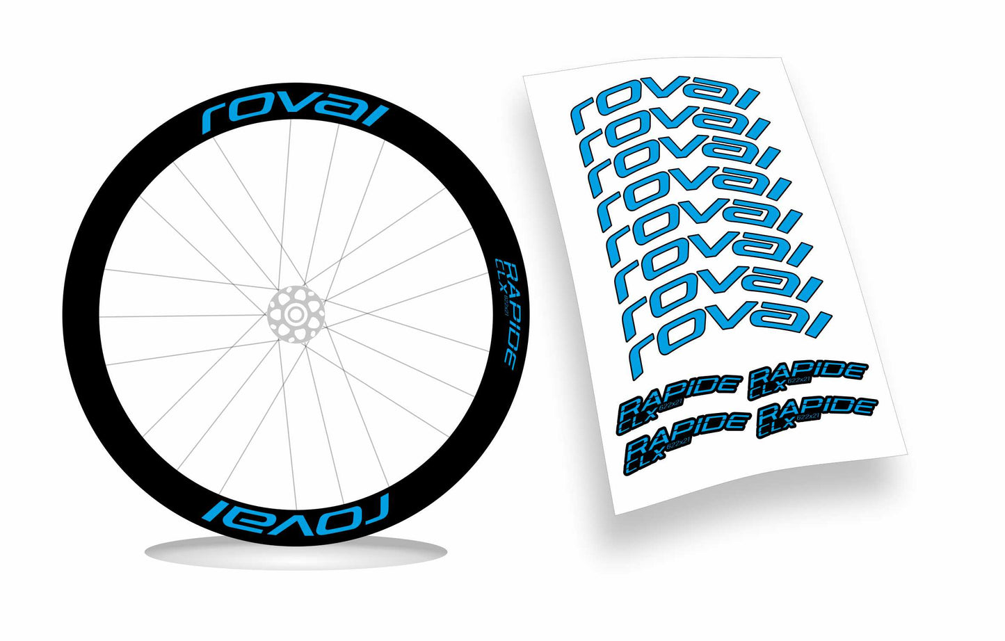ROVAL Rapide CLX adesivi stickers ruote
