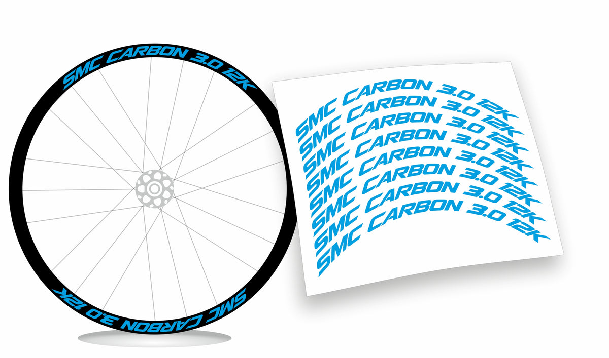 SMC Carbon 3.0 12K kit adesivi personalizzati
