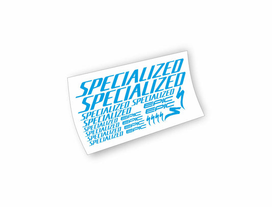 Specialized Epic kit adesivi bicicletta mtb colore personalizzato 21 pezzi