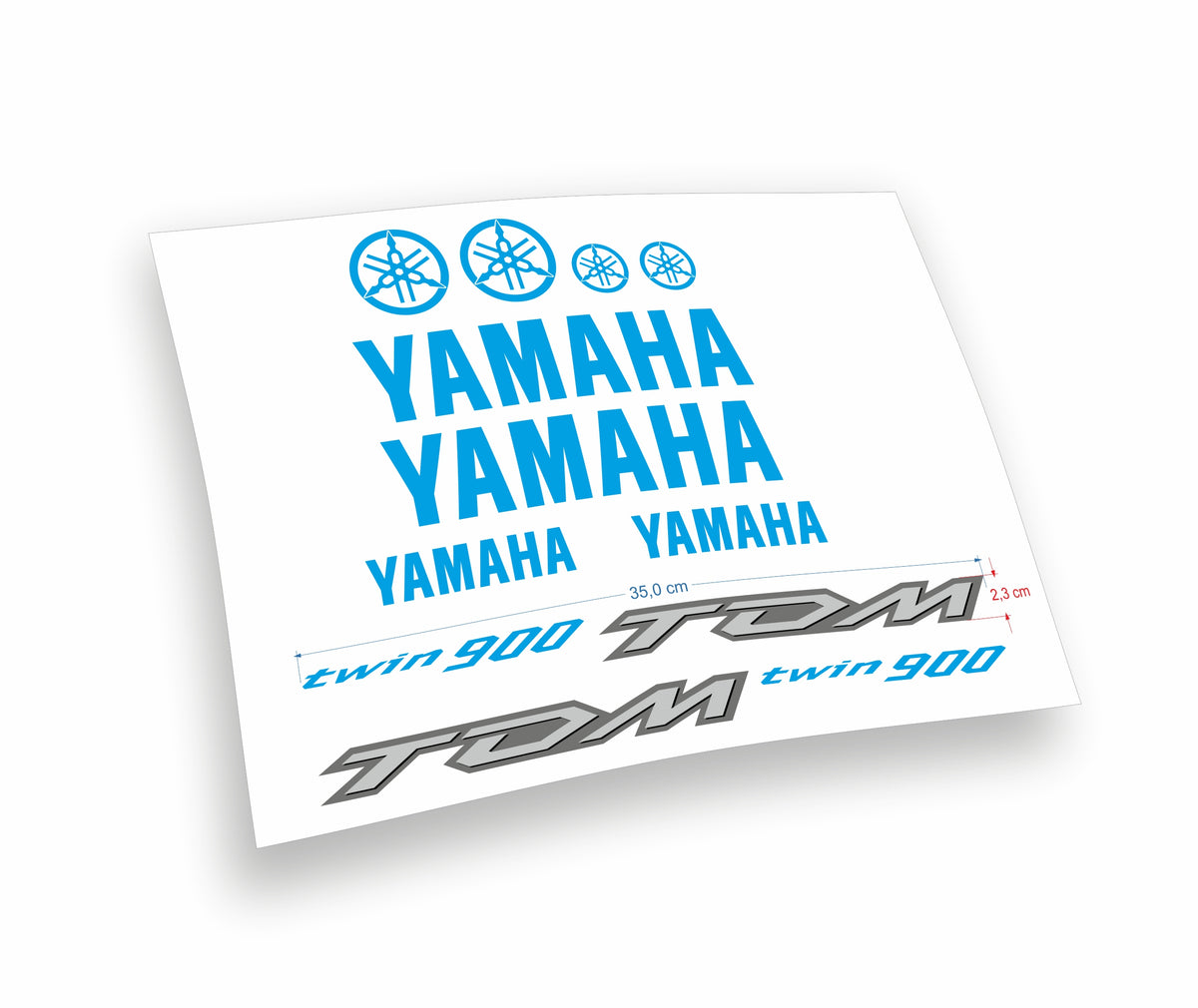 yamaha twin900 TDM Kit adesivi stickers decalcomanie moto