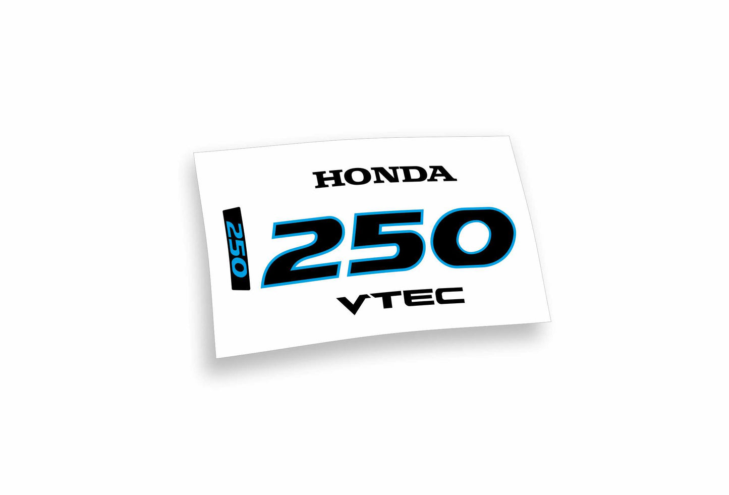 Honda 250 vtec adesivi sticker motoscafo barche motore