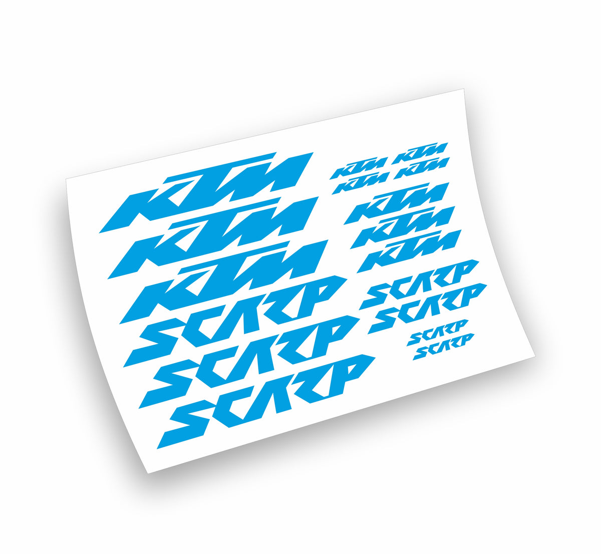KTM Scarp kit adesivi completo per mountain bike biciletta mtb 17 pezzi