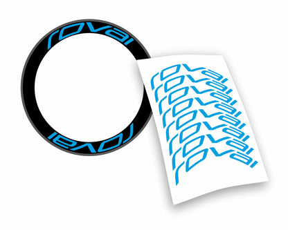 Kit adesivi/stickers cerchi bici bdc ROVAL profilo 60mm colori a scelta 8 pezzi wheel stickers