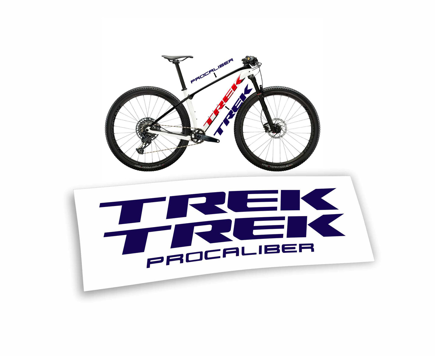 Trek Procaliber kit adesivi bicicletta colore personalizzato