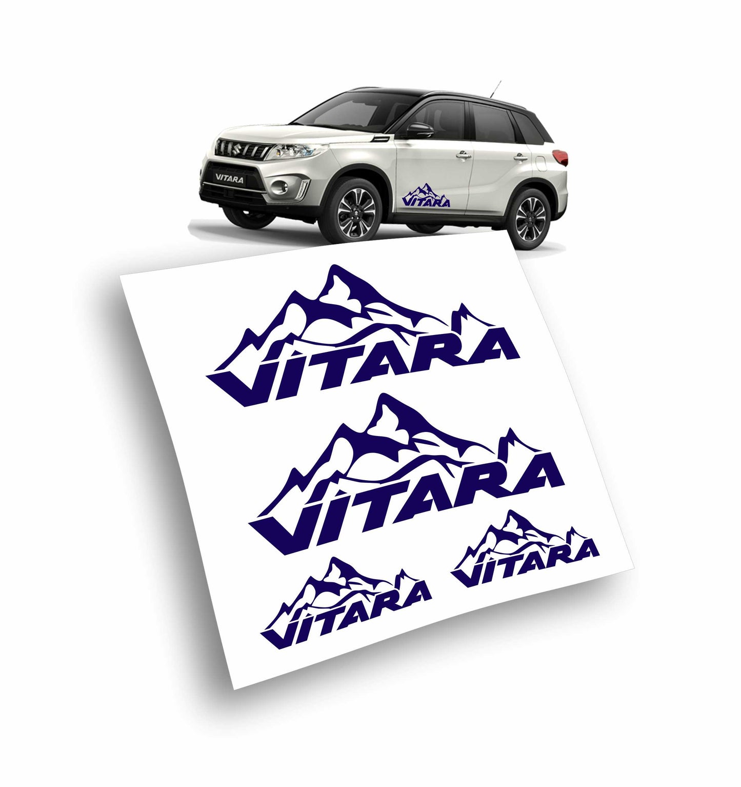 Suzuki Vitara montagne kit adesivi stickers auto colore personalizzato