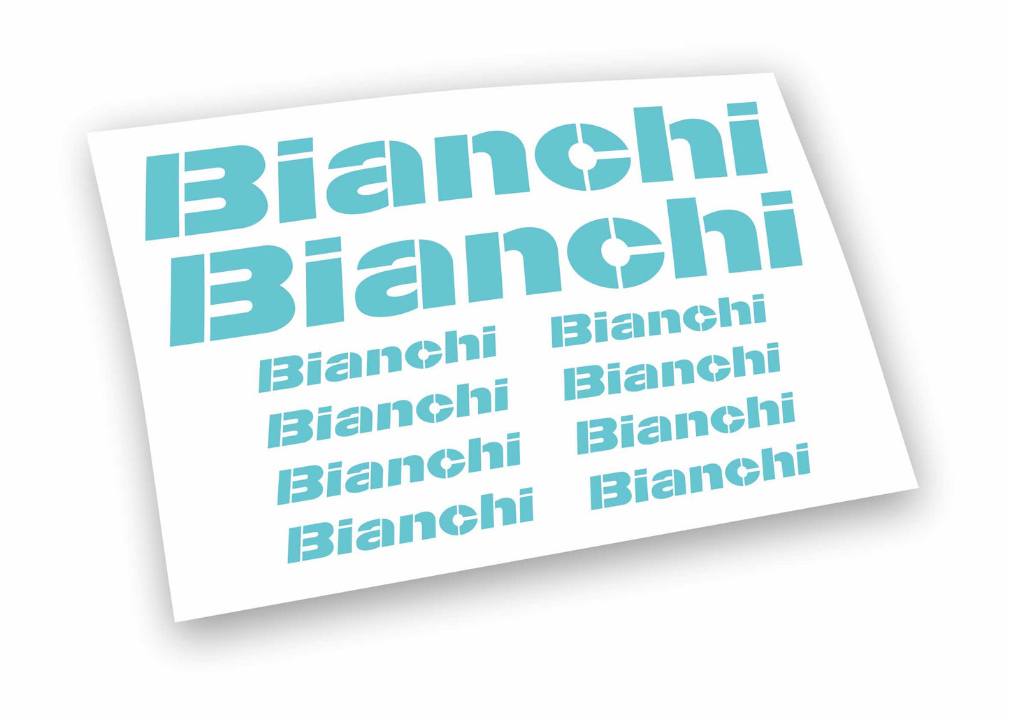 kit adesivi bicicletta bianchi colore personalizzato
