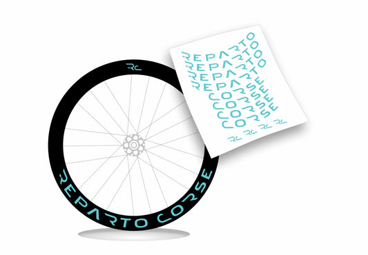 Bianchi reparto corse adesivi cerchi