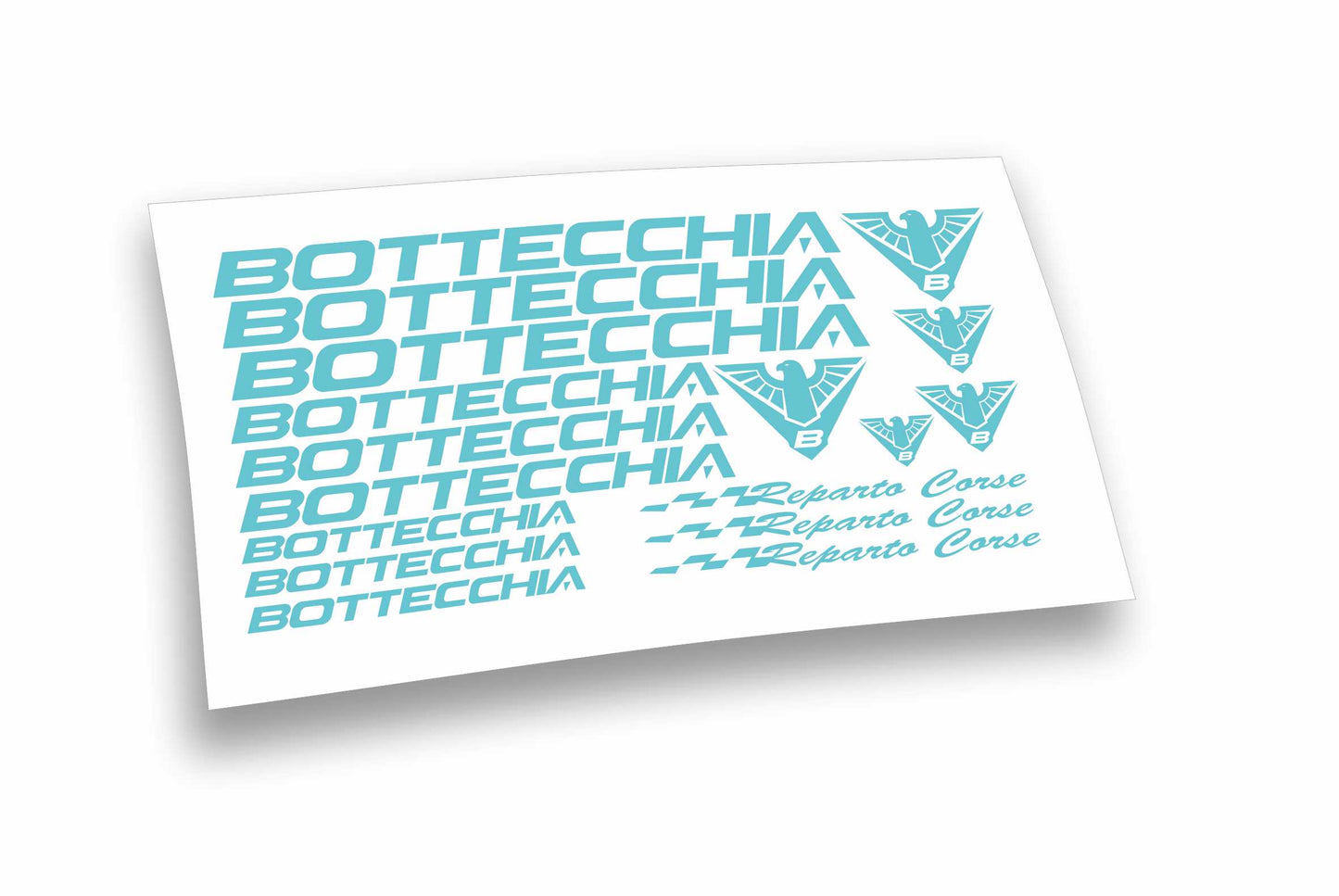 Bottecchia Reparto Corse kit adesivi completo 17 pezzi per mountain bike e bici da corsa