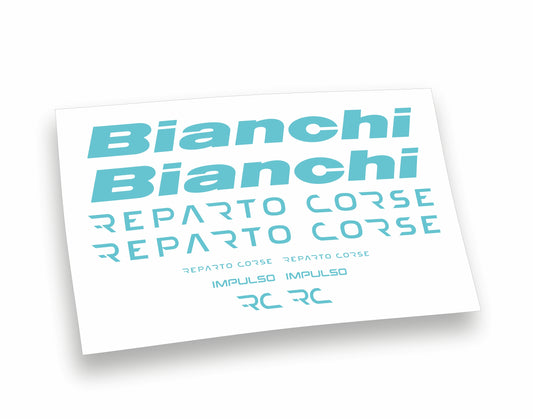 kit adesivi bicicletta bianchi impulso
