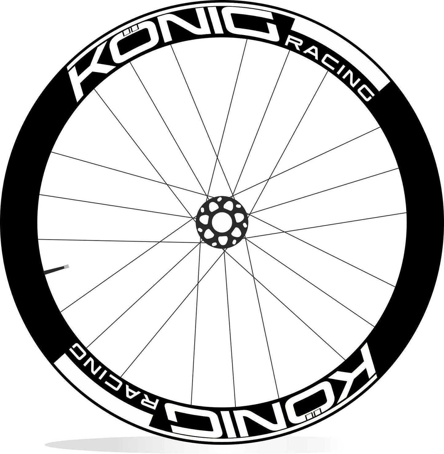 KONIG Racing adesivi personalizzati per cerchi bici da corsa