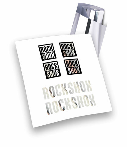 Kit adesivi forcella bicicletta mtb rock shox stickers fork