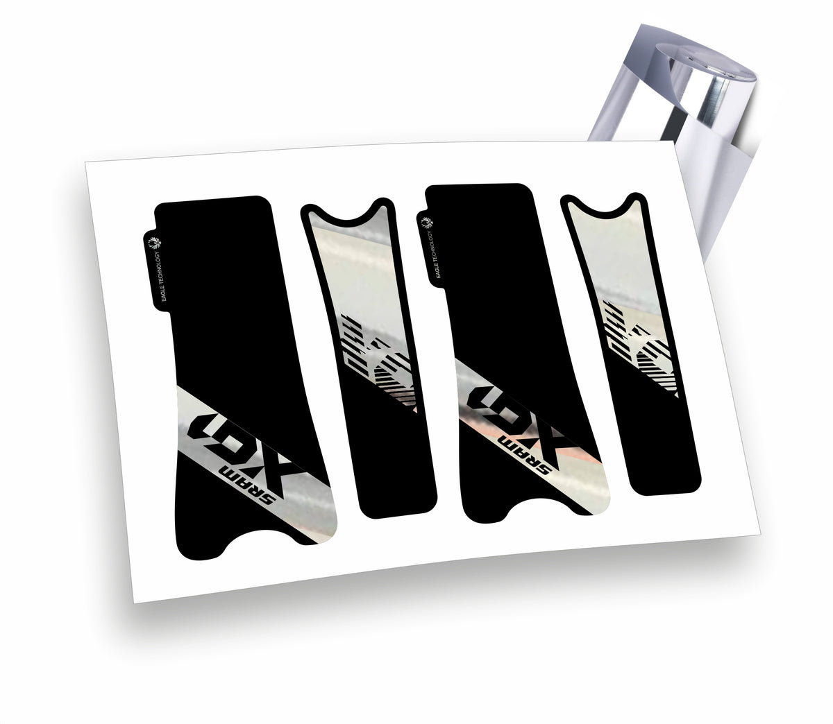 Sram x01 eagle adesivi stickers pedivelle
