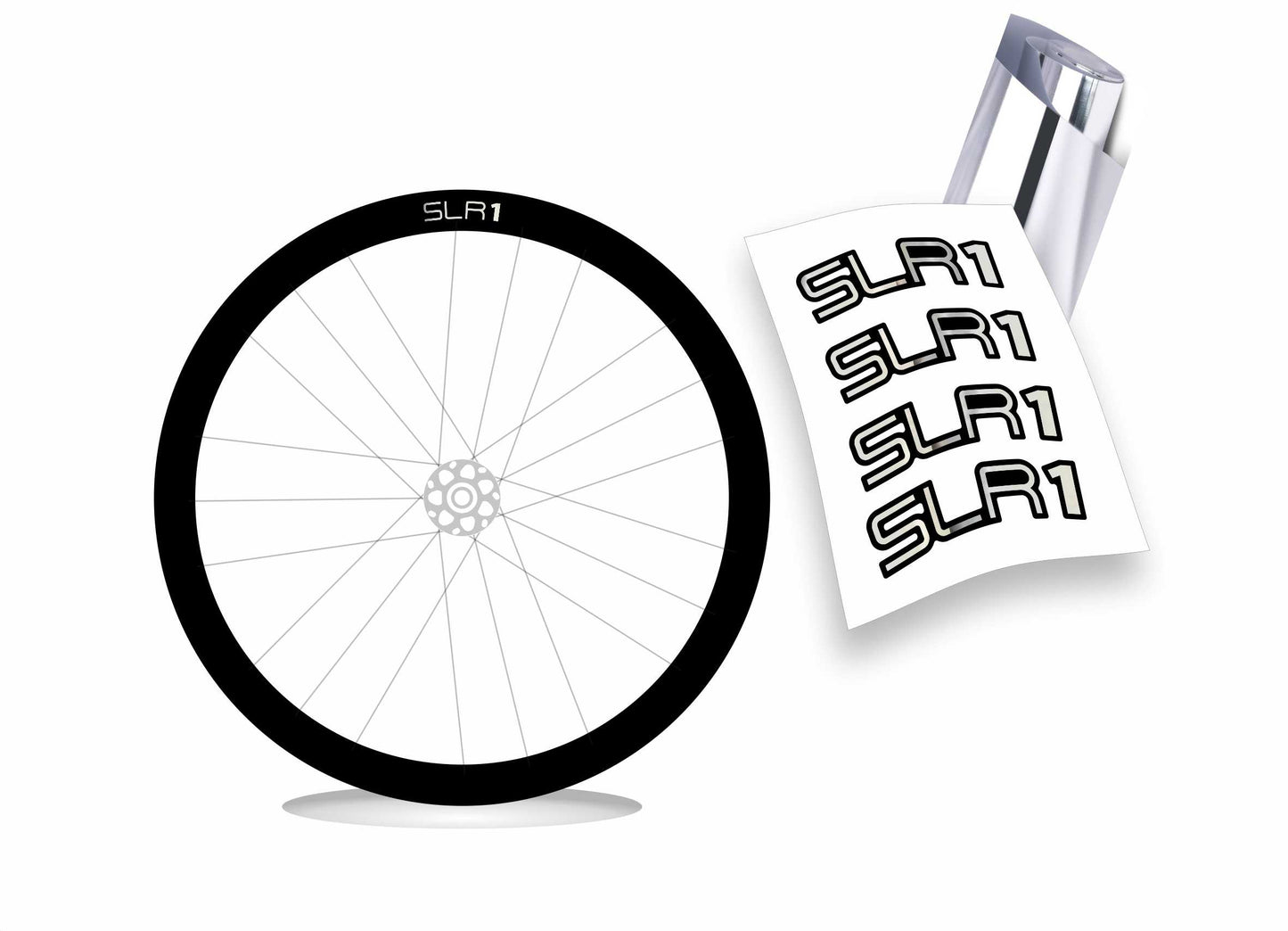 Giant slr 1 disc "42" adesivi per cerchio bici da corsa