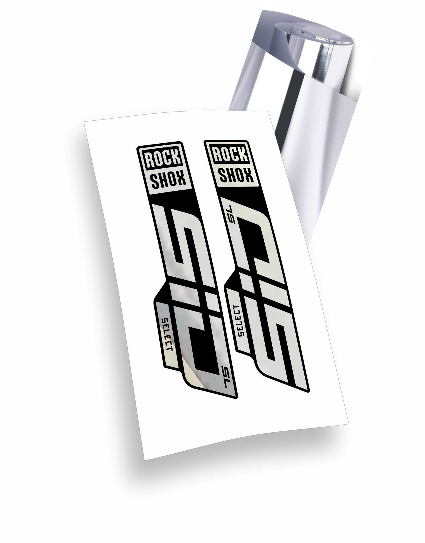 Rock Shox kit sid select sl 2021 adesivi bicicletta colore personalizzato con fondo