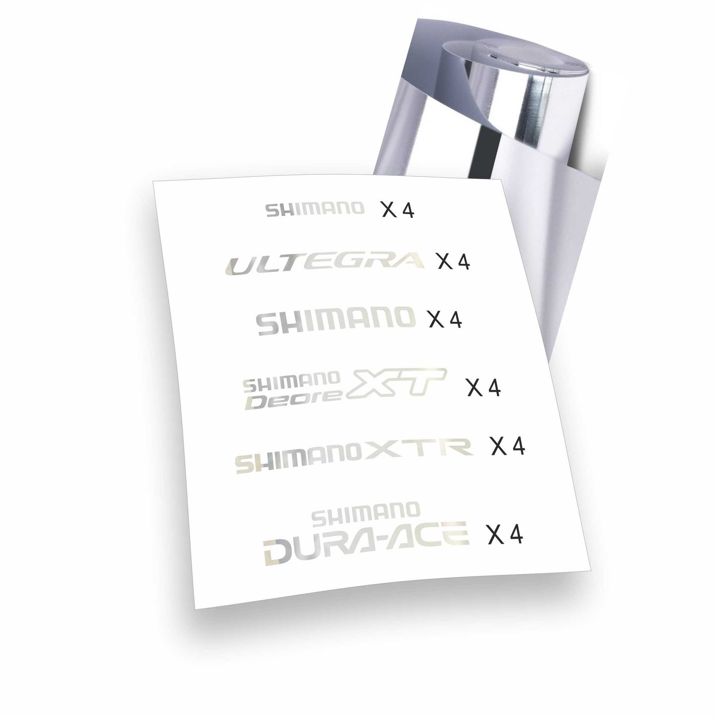 Shimano XT Deore XTR Dura-Ace Ultegra kit adesivi