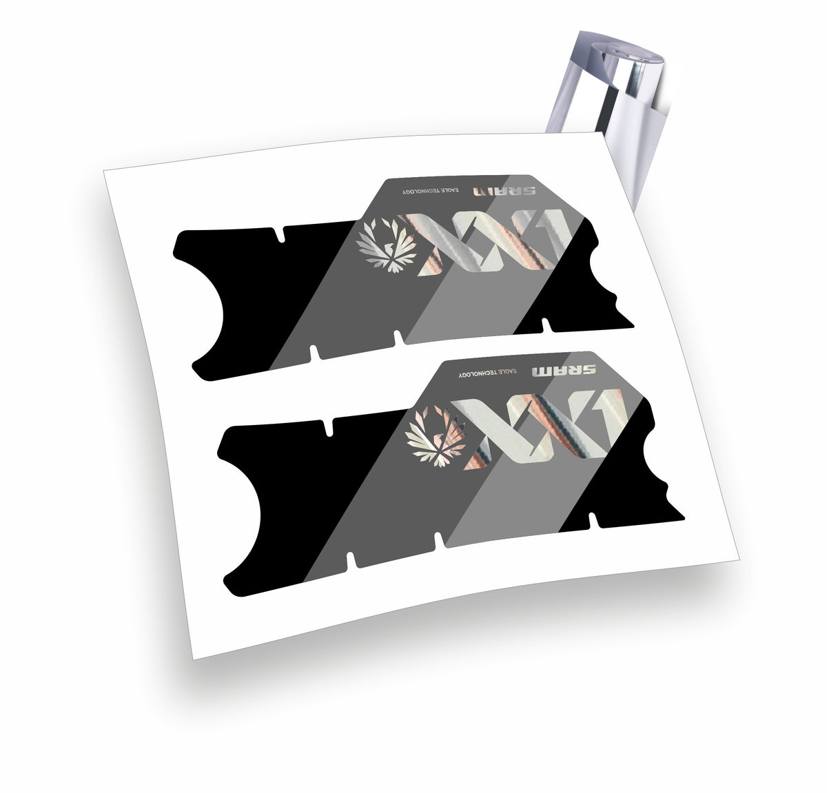 Sram XX1 Eagle Axs DUB adesivi sticker per pedivelle