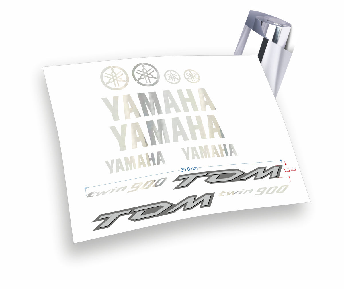 yamaha twin900 TDM Kit adesivi stickers decalcomanie moto