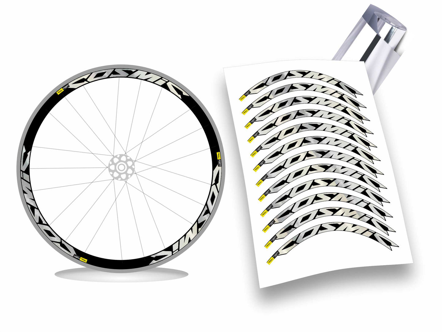 Cosmic Mavic sl 50 adesivi stickers