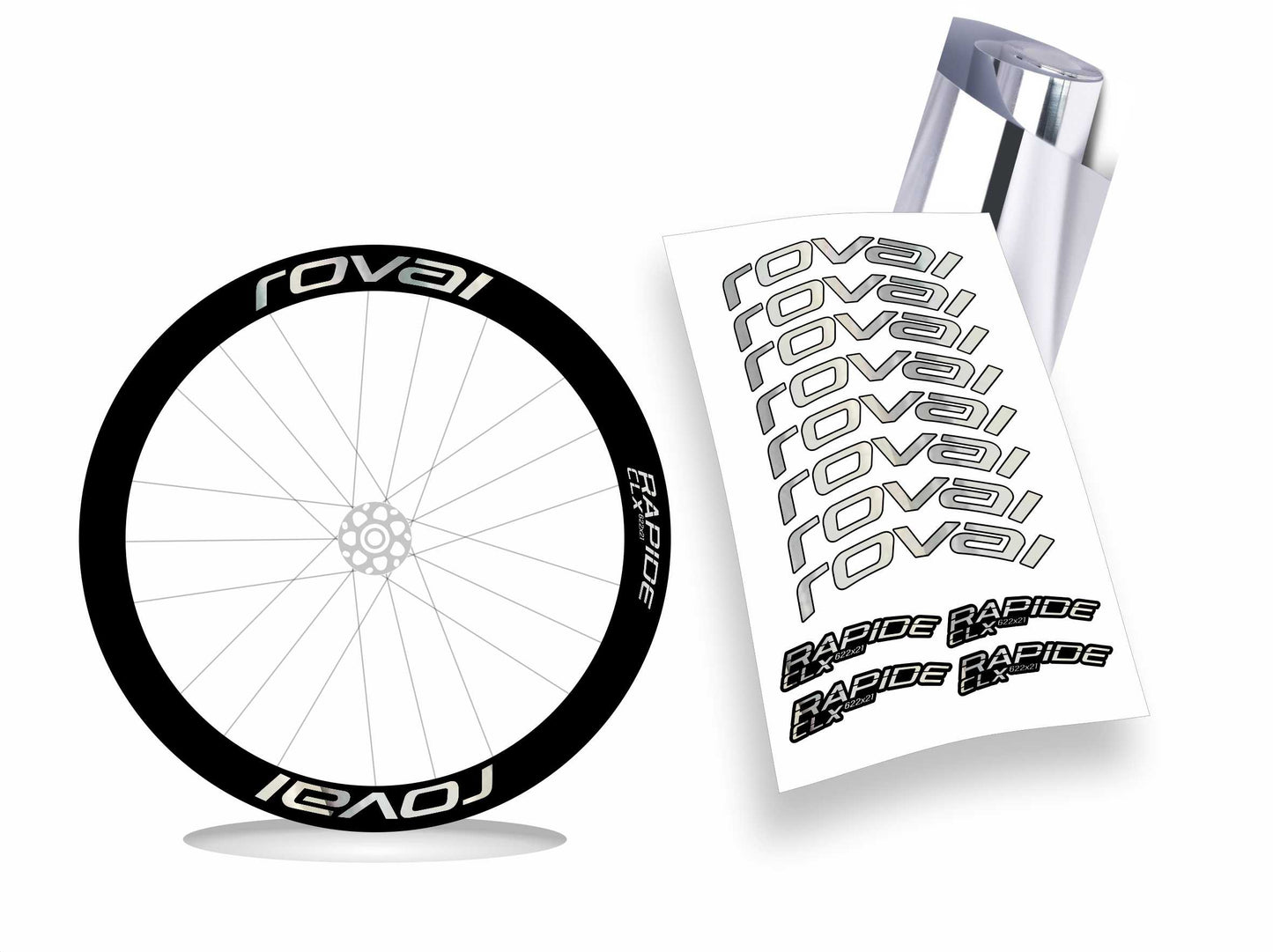 ROVAL Rapide CLX adesivi stickers ruote