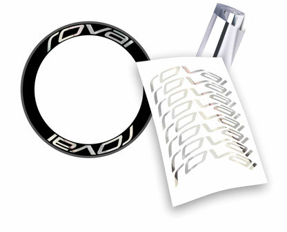 Kit adesivi/stickers cerchi bici bdc ROVAL profilo 60mm colori a scelta 8 pezzi wheel stickers