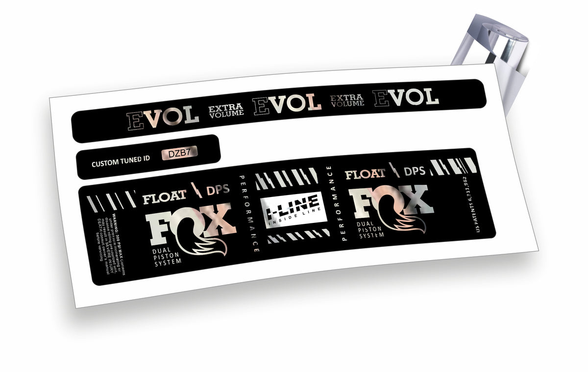 Fox Float DPS Evol Performance 2019/20 adesivi per ammortizzatore posteriore