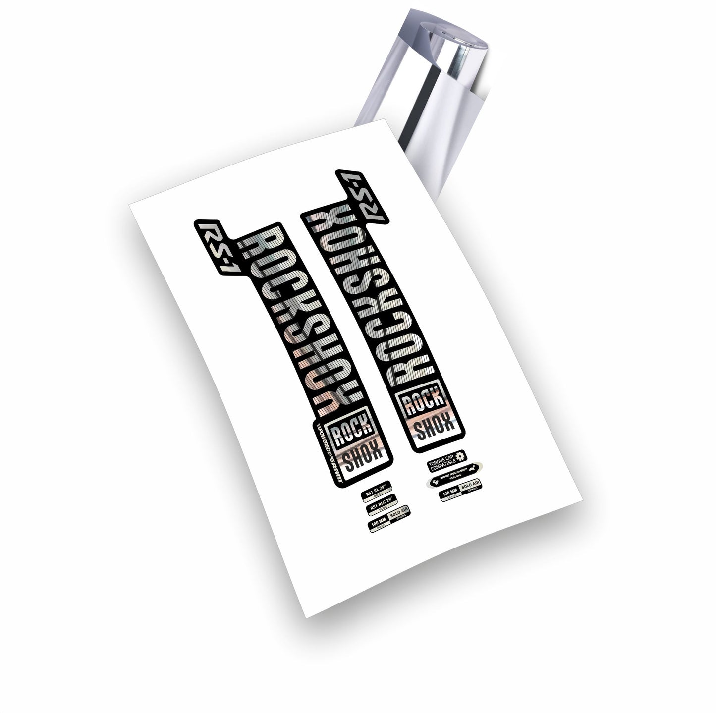 Rock shox RS-1 RL RLC 29 anno 2018 adesivi stickers personalizzati forcella rs1
