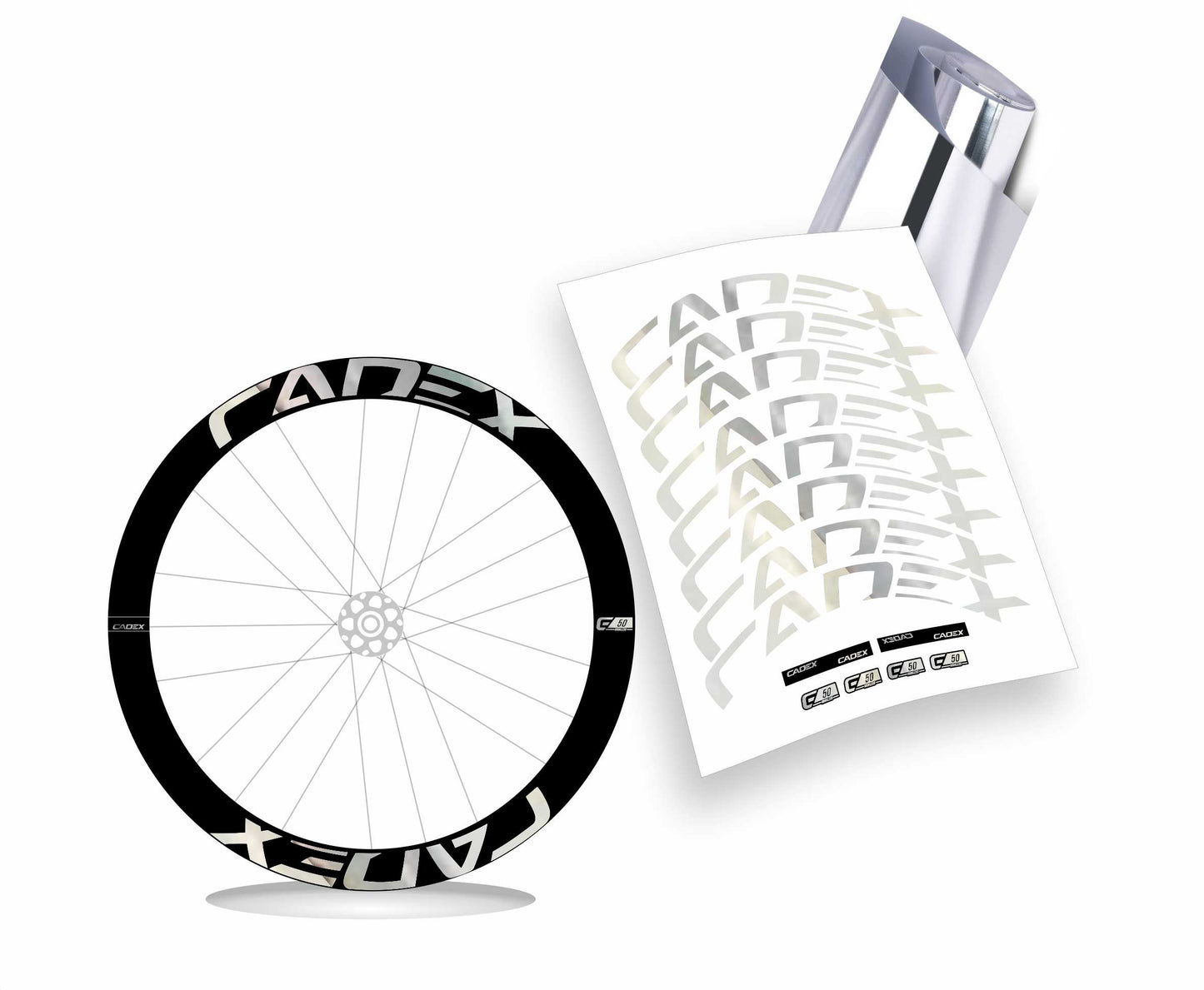 Cadex C50 Ultra disc adesivi per cerchio bicicletta personalizzati