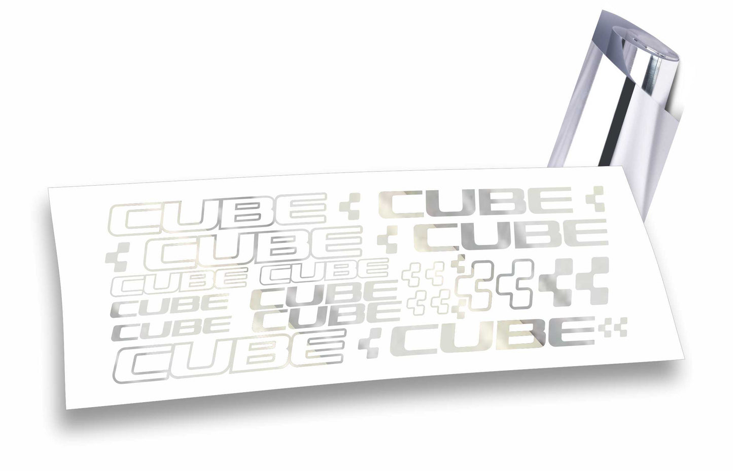 Cube nuovo kit adesivi per mountain bike e bici da corsa completo 24 pezzi