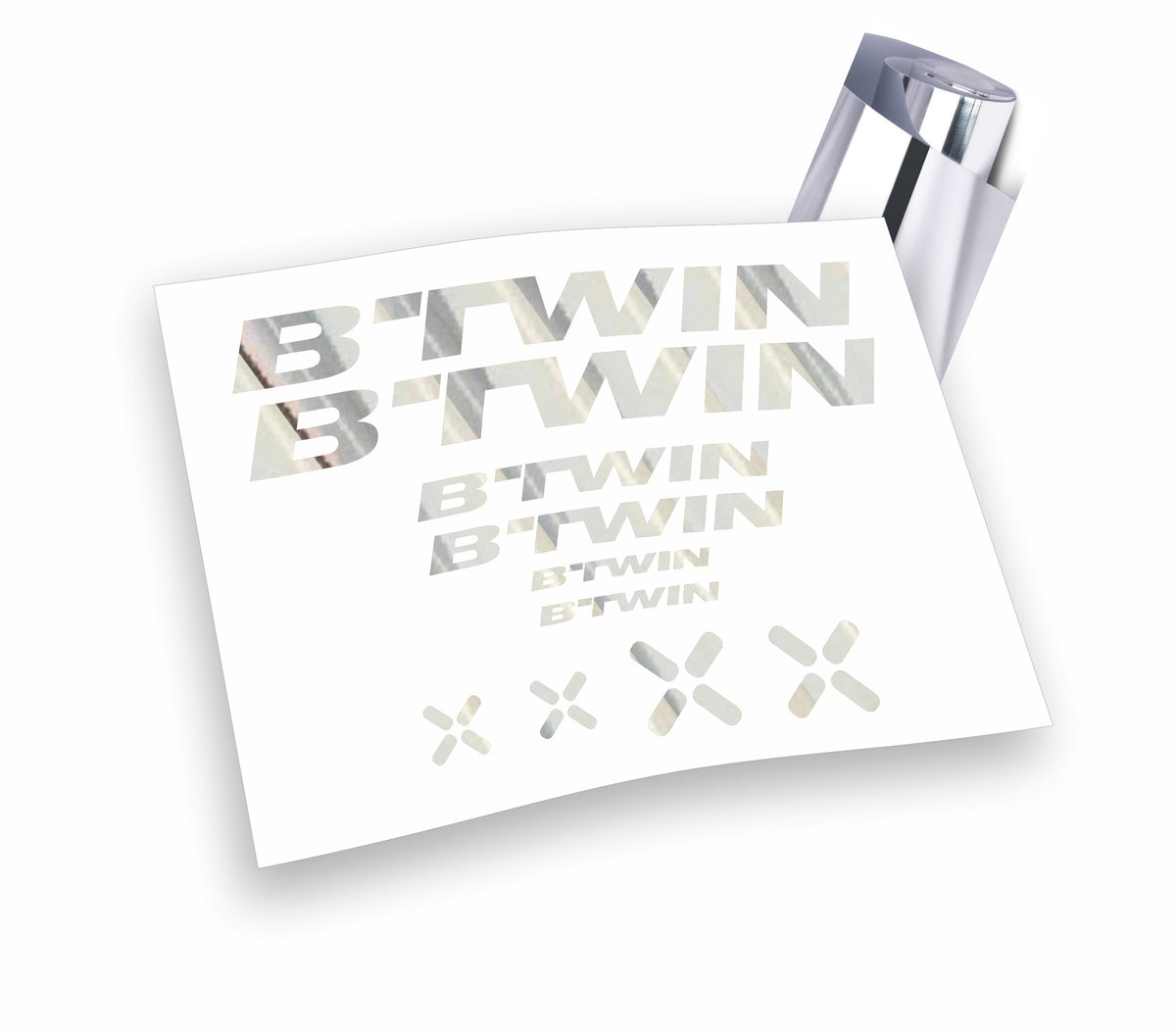 Kit Adesivi BTWIN personalizzati per telaio