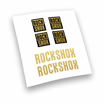 Kit adesivi forcella bicicletta mtb rock shox stickers fork