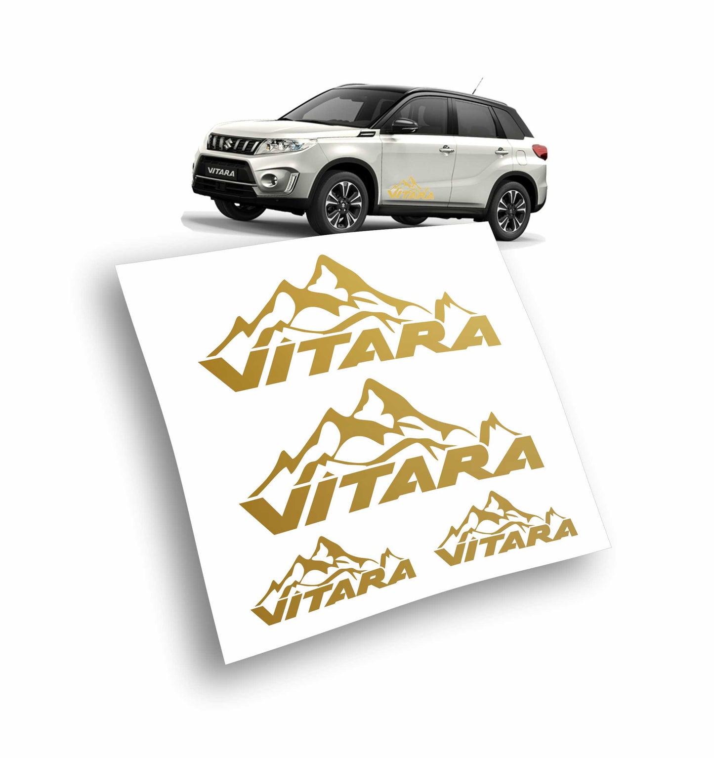 Suzuki Vitara montagne kit adesivi stickers auto colore personalizzato