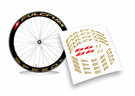 Fulcrum Racing speed 55t adesivi sticker cerchi bici da corsa personalizzati