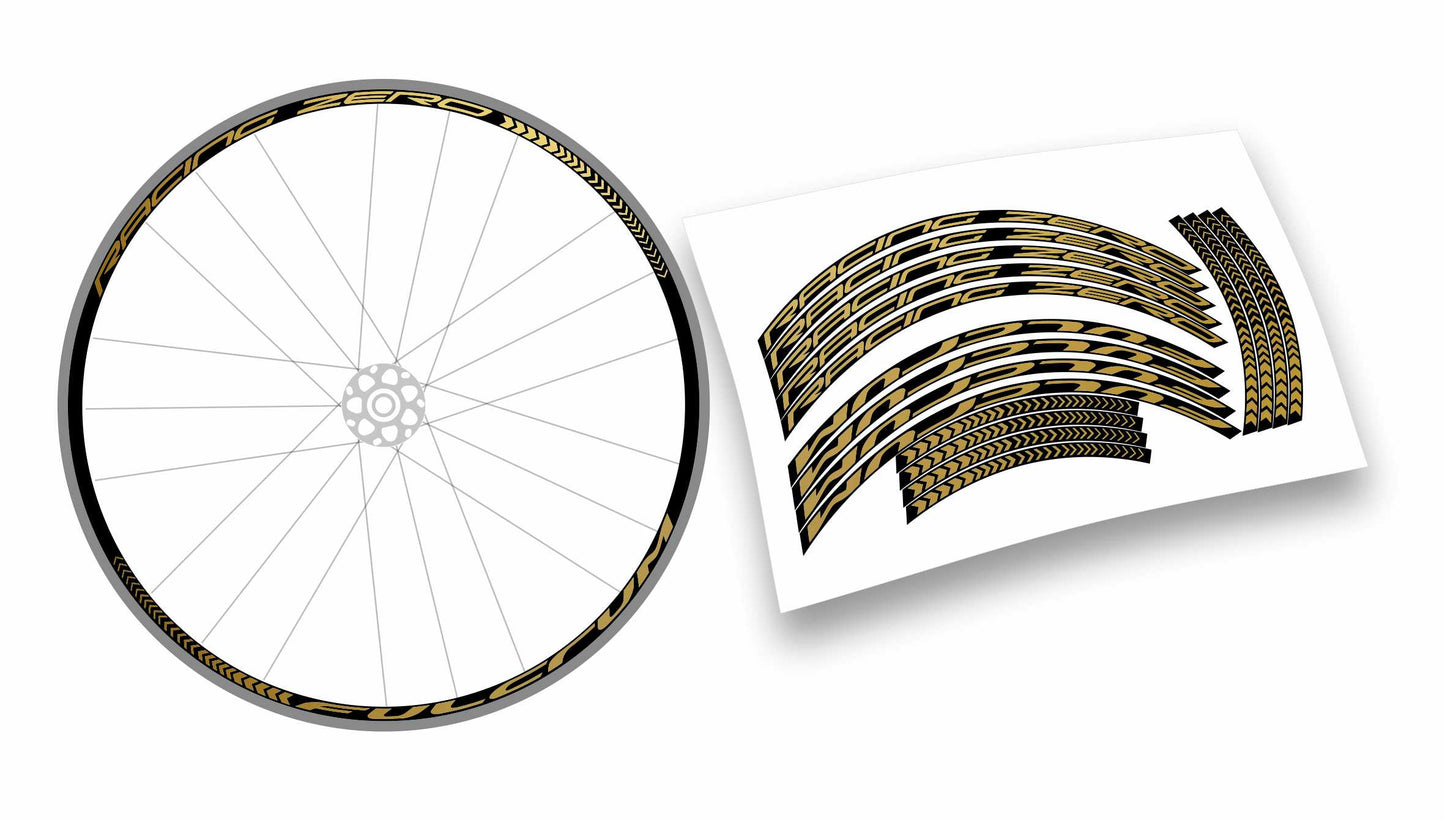 Kit completo adesivi cerchi bici da corsa fulcrum racing zero colore personalizzato stickers