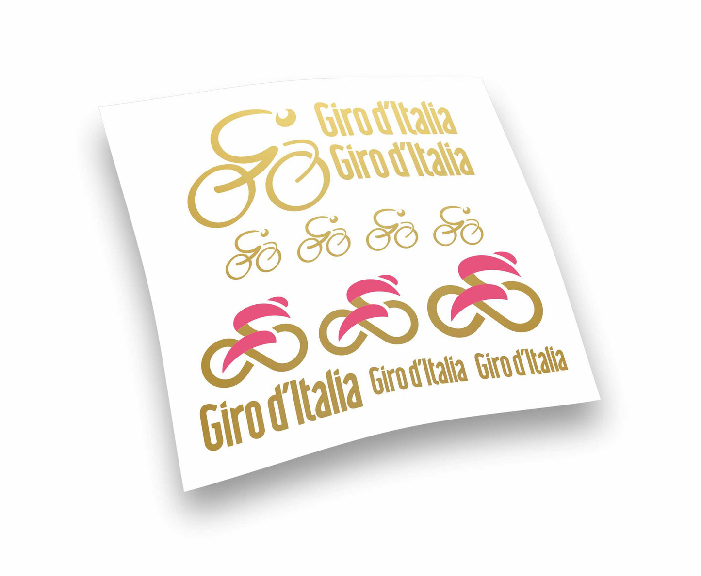 Giro d'Italia kit adesivi completo 13 pezzi per mountain bike e bici da corsa