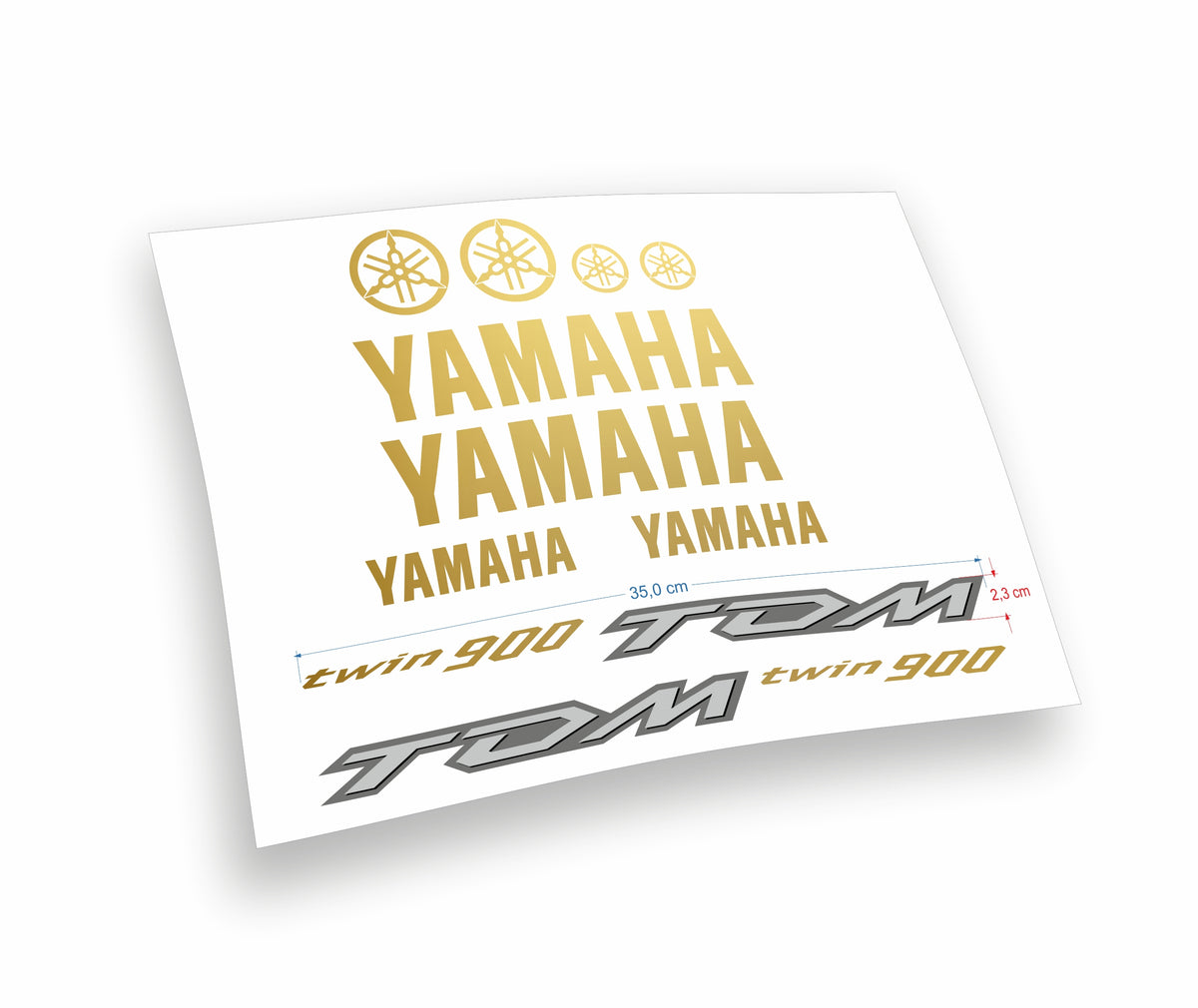 yamaha twin900 TDM Kit adesivi stickers decalcomanie moto