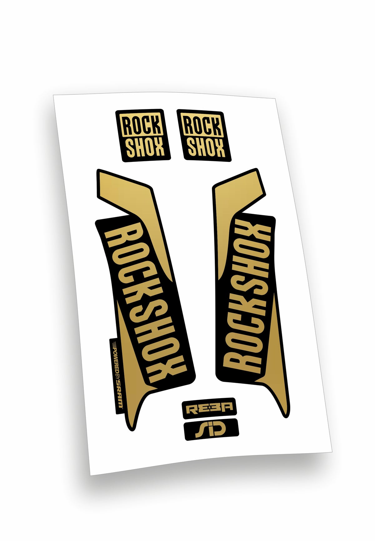 Kit ADESIVI forcella bici mtb rock shox mountain bike stickers fork bike custom reba sid