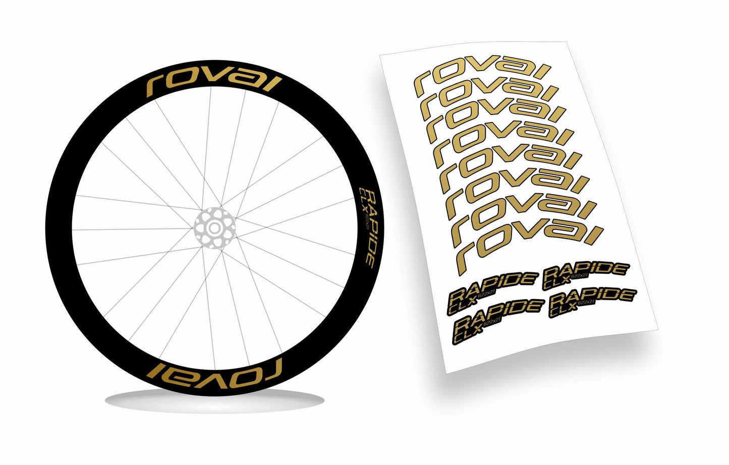 ROVAL Rapide CLX adesivi stickers ruote