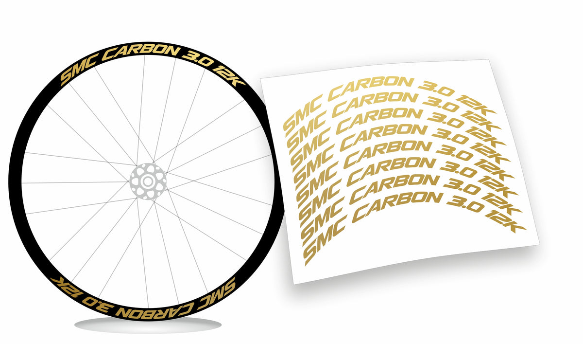 SMC Carbon 3.0 12K kit adesivi personalizzati