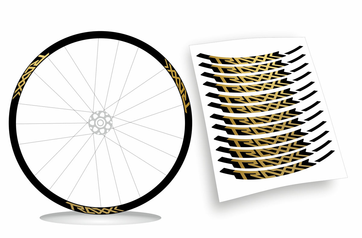 Traxx - Kit adesivi cerchi bicicletta mountain bike