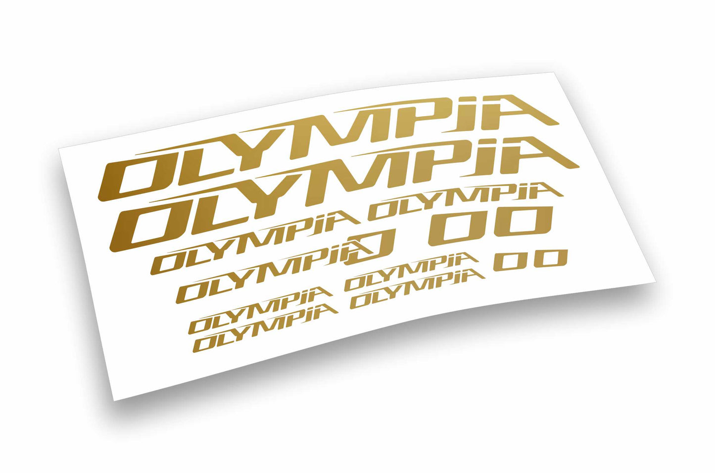 OLYMPIA kit adesivi bicicletta colori personalizzati anche fluo