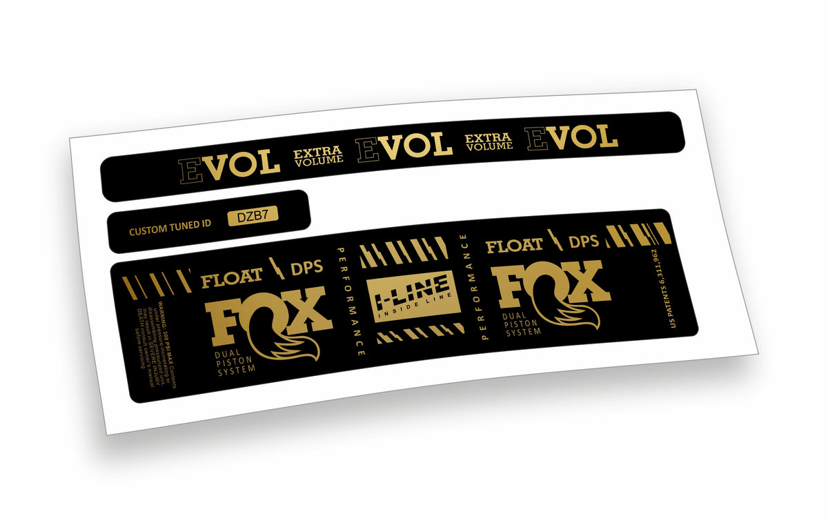 Fox Float DPS Evol Performance 2019/20 adesivi per ammortizzatore posteriore