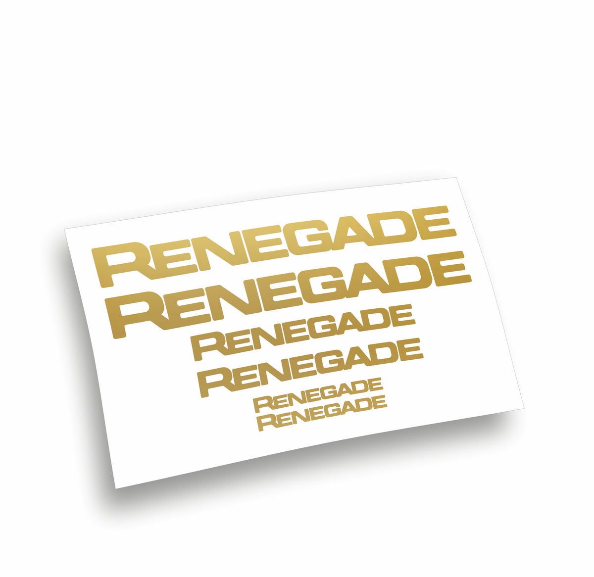 Jeep Renegade Kit adesivi Auto 6 pz.