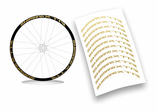 Shimano XTR adesivi cerchi bici mtb sticker personalizzati