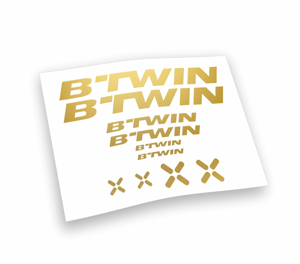 Kit Adesivi BTWIN personalizzati per telaio