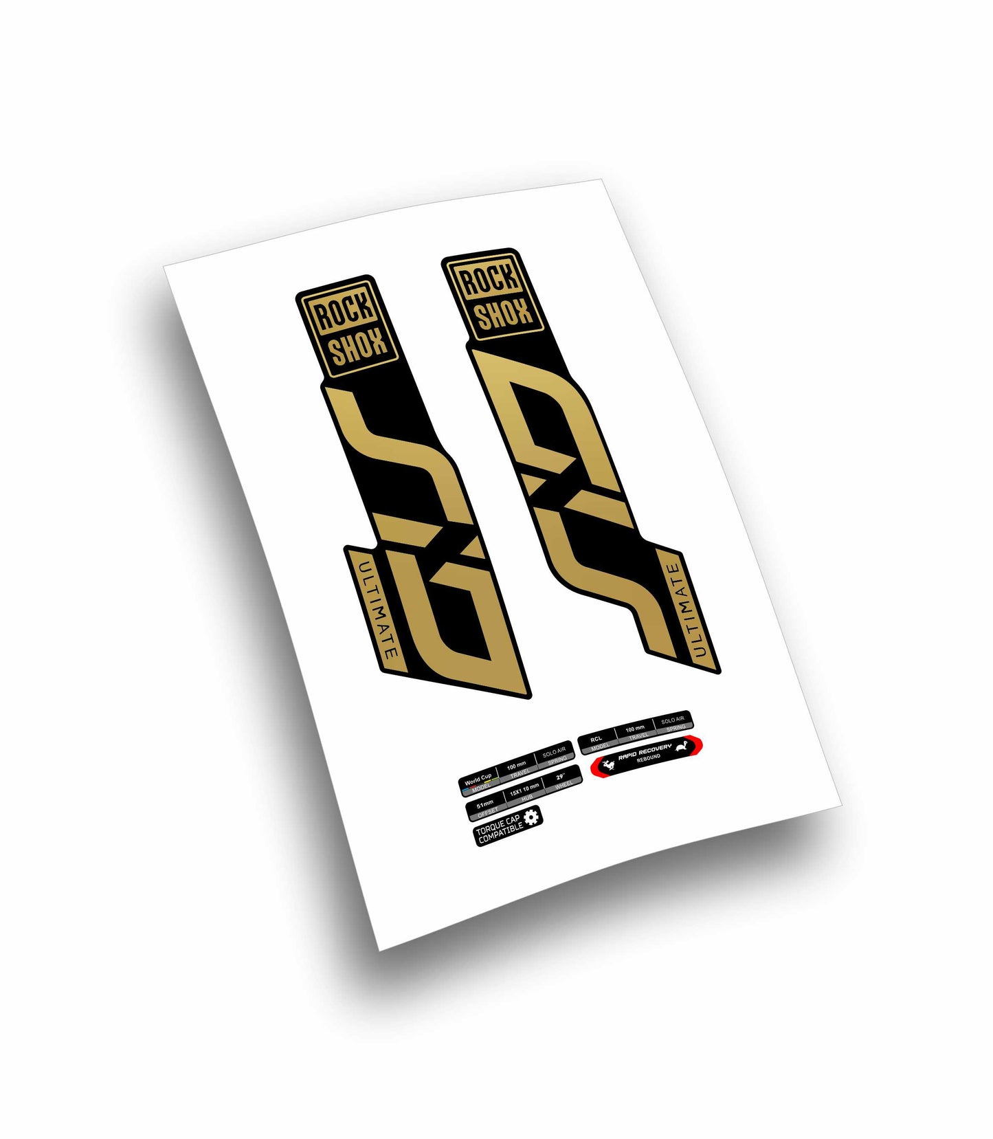 Rock shox sid ultimate 2020 kit adesivi