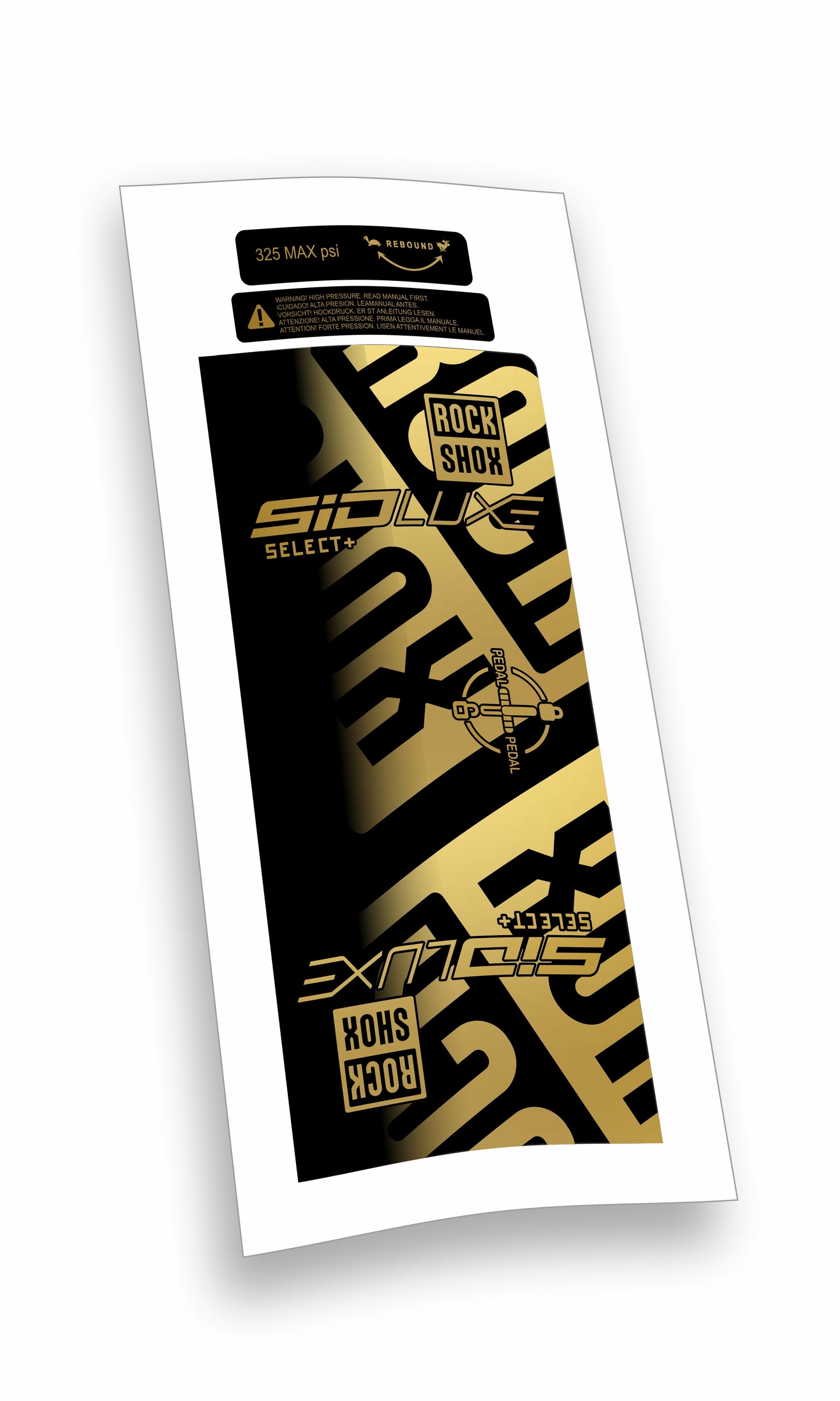 Rock Shox kit Sid Luxe Select+ Blocco Pedivella adesivi bicicletta colore personalizzato
