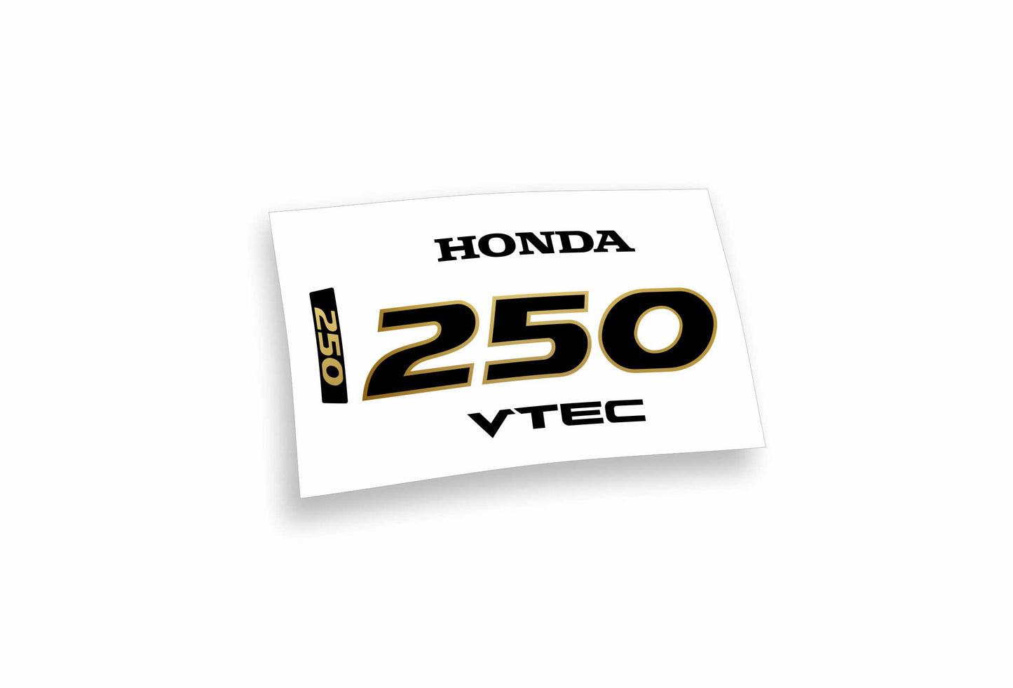 Honda 250 vtec adesivi sticker motoscafo barche motore