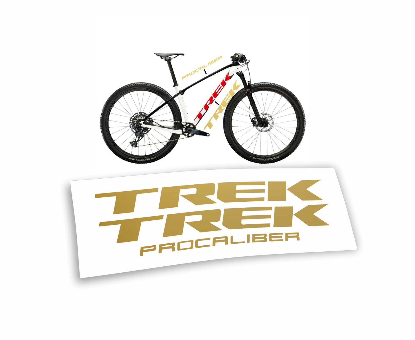 Trek Procaliber kit adesivi bicicletta colore personalizzato